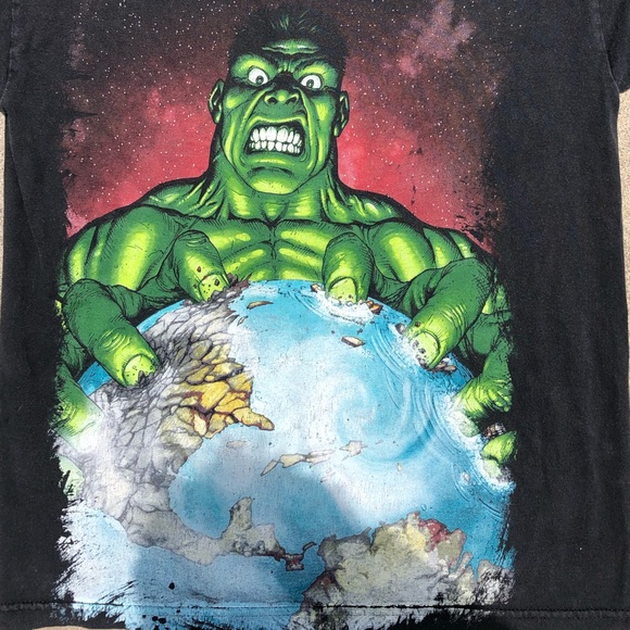 Vintage Hulk World Marvel Shirt - Picture 2 of 2